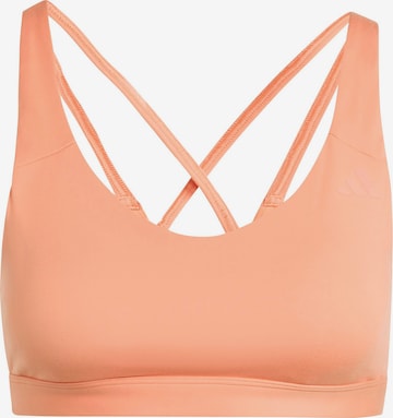 Soutien-gorge de sport 'ALL ME ESS' ADIDAS PERFORMANCE en orange : devant