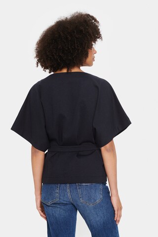 SAINT TROPEZ Bluse 'Nelia' in Blau