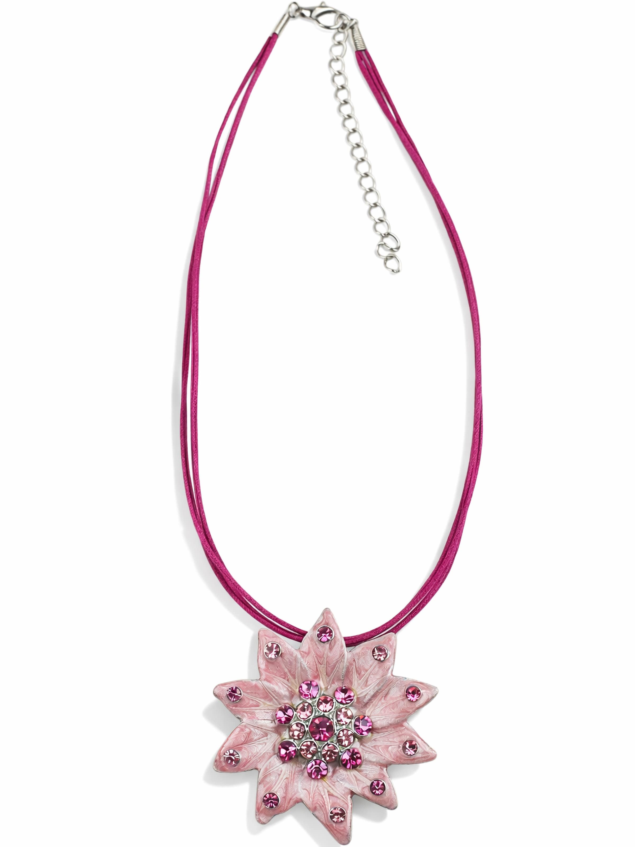 COLLEZIONE ALESSANDRO Necklace 'Sevilla' in Pink: front