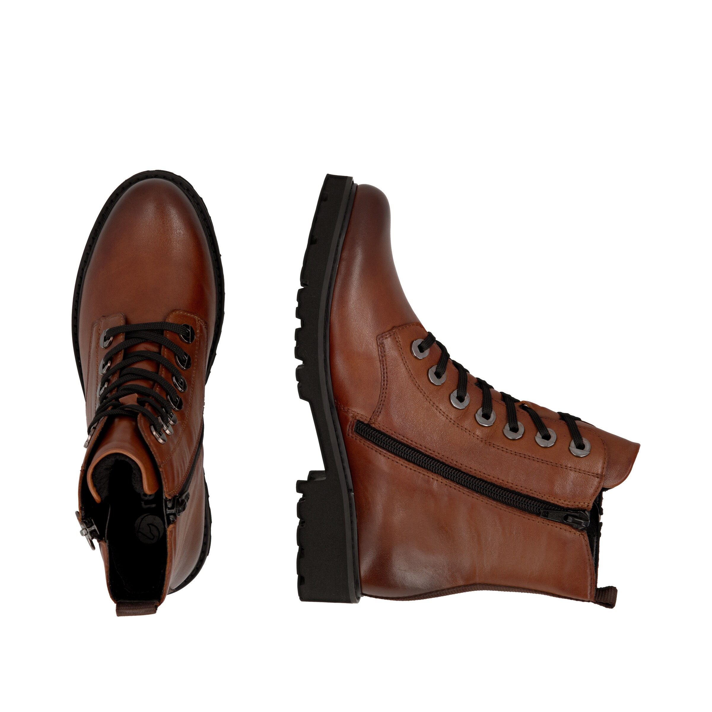 Bottines à lacets REMONTE en marron