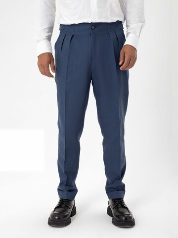 Loosefit Pantaloni con pieghe 'Taille' di Dandalo in blu: frontale