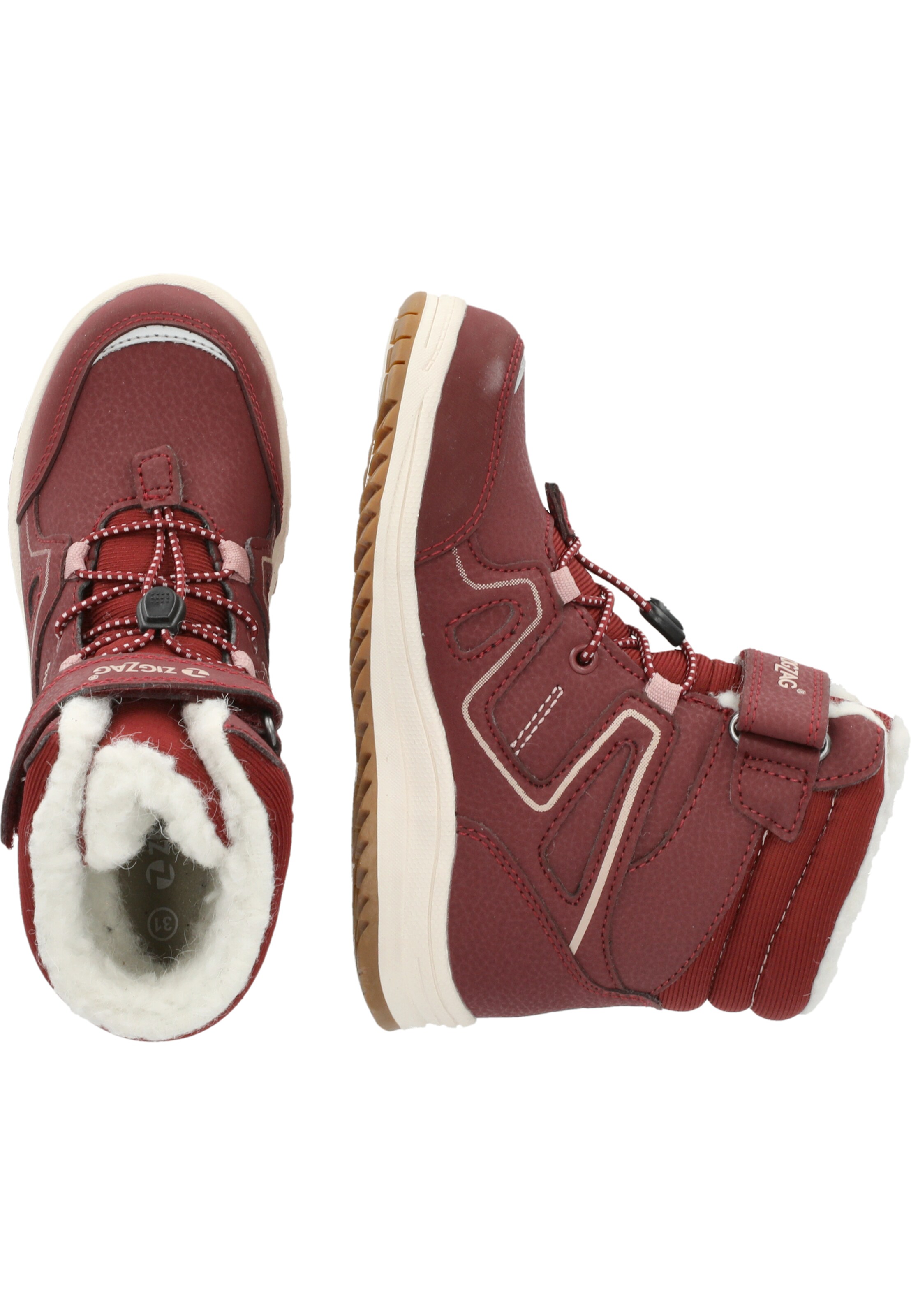 ZigZag Snow boots 'Rincet' in Red