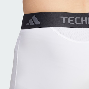 balta ADIDAS PERFORMANCE Siauras Sportinės kelnės