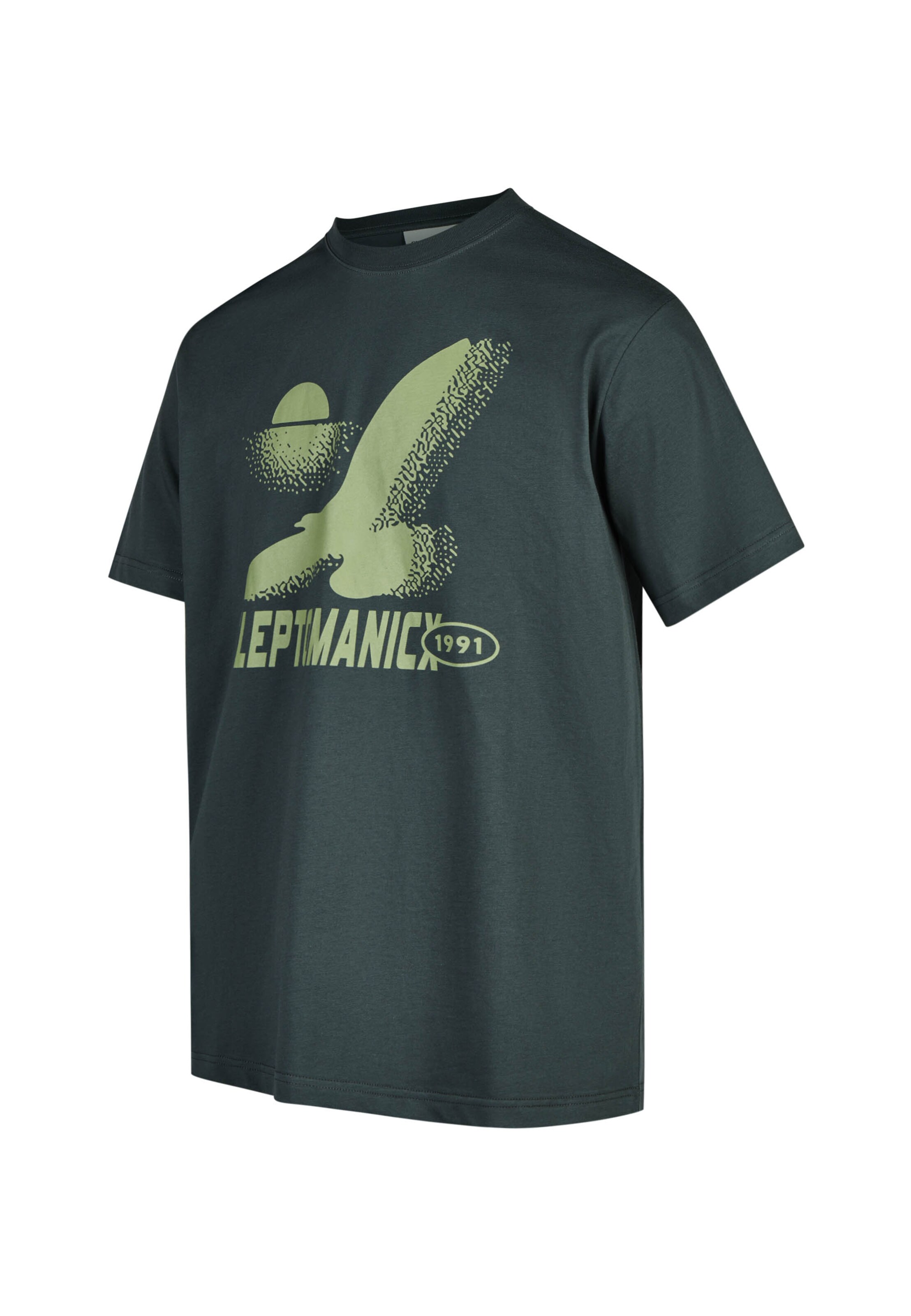 Cleptomanicx Shirt 'Always the Sun..' in Green