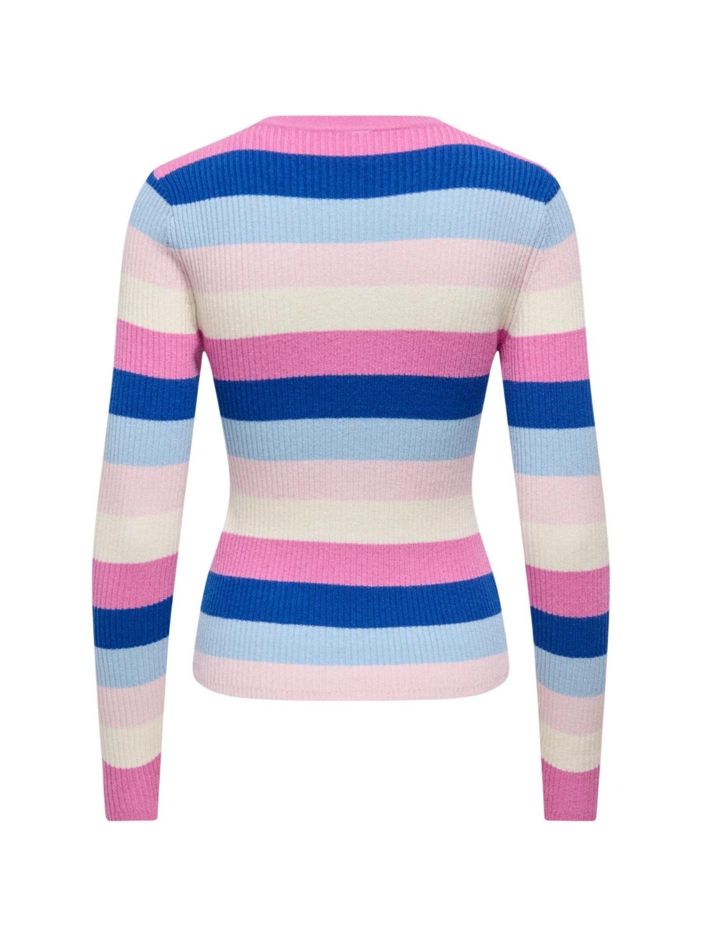 Pullover 'ONLIBI LS O-NECK RIB CC KNT 15377948' di ONLY in blu