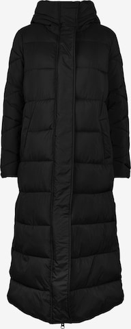 Y.A.S Winter Coat in Black: front