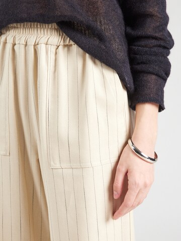 ONLY Wide leg Trousers 'ONLMONICA' in Grey