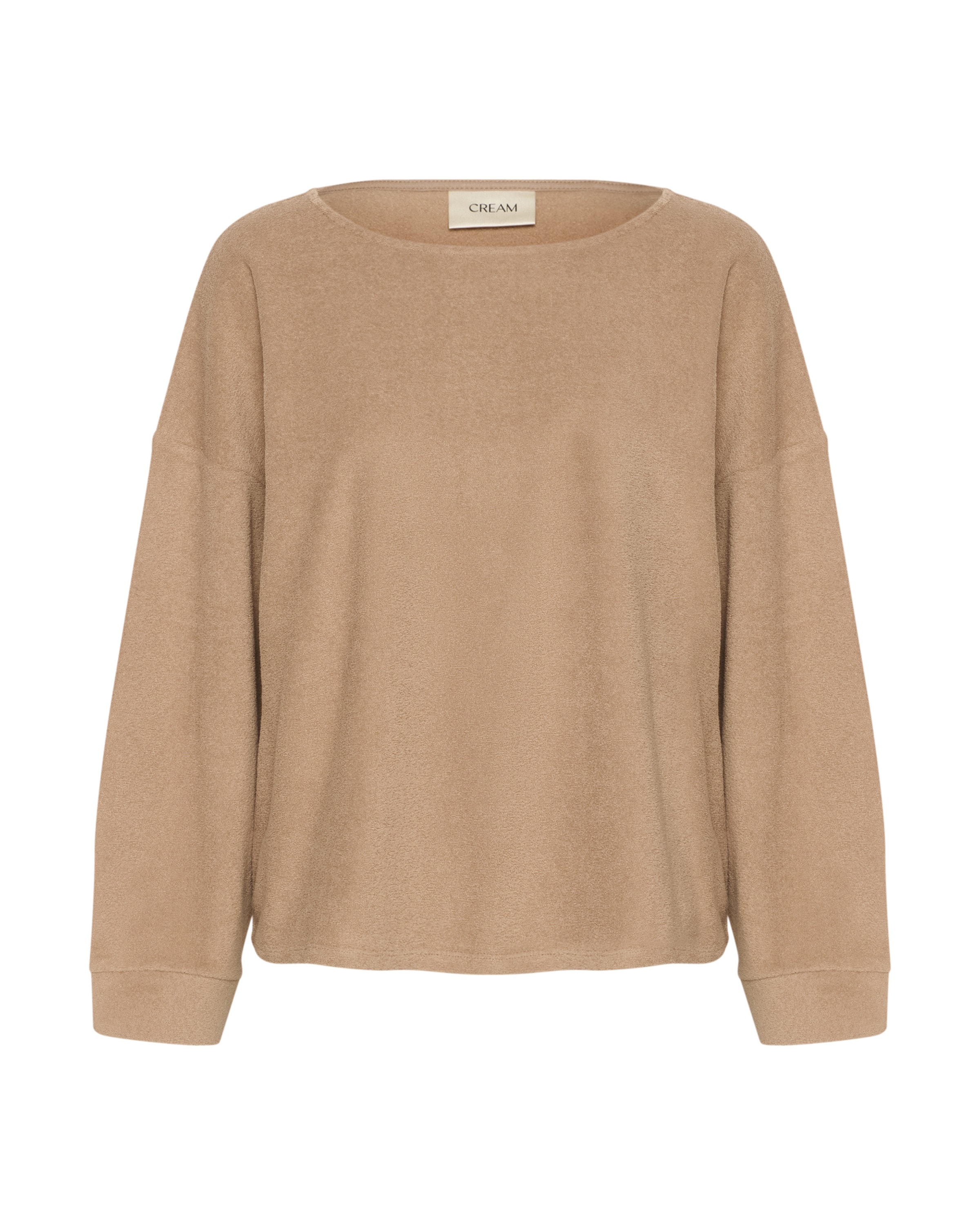 Cream - Sudadera 'CR Franny' en beige: frente