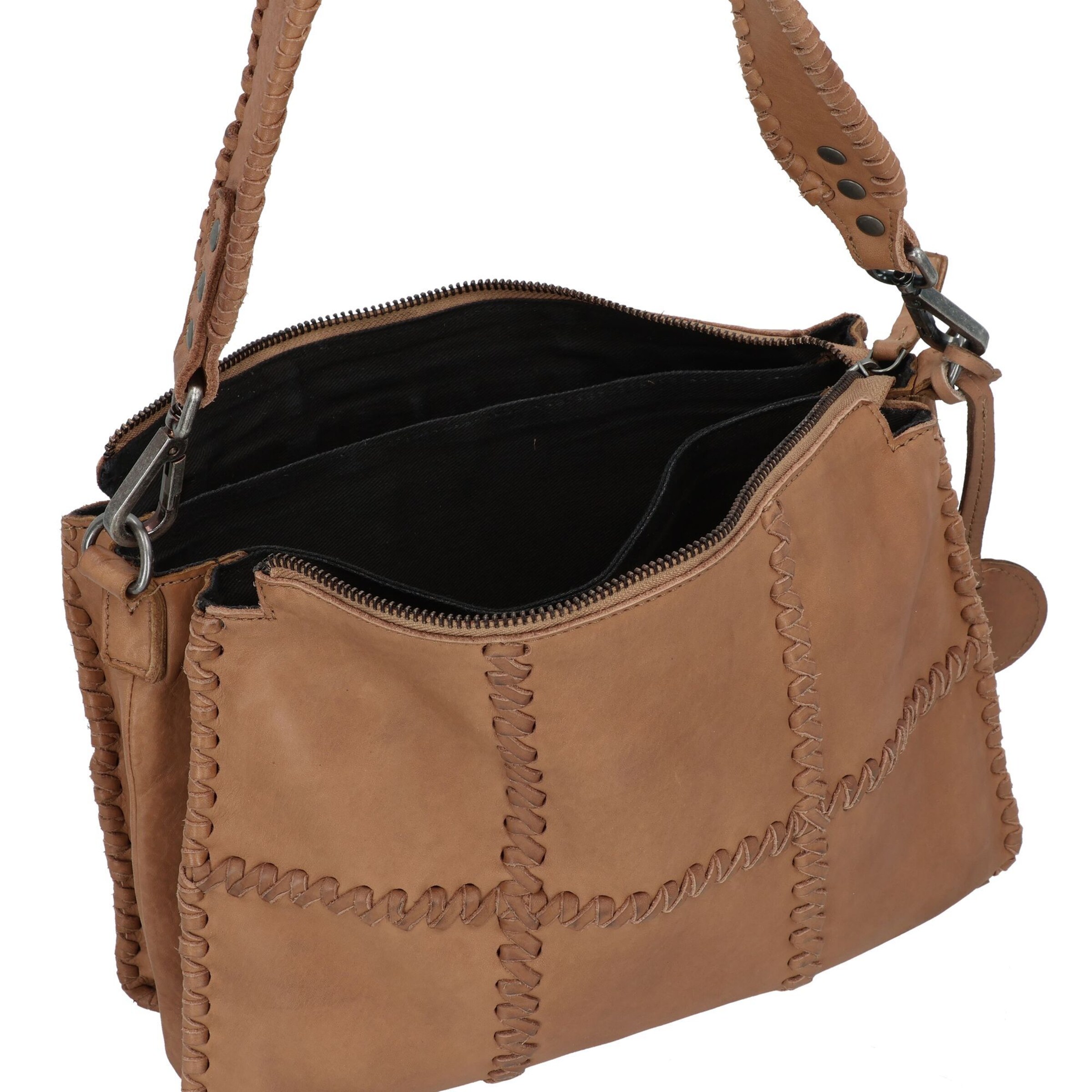 Harbour 2nd Schultertasche 'Fashion Lights Cyrene' in Braun