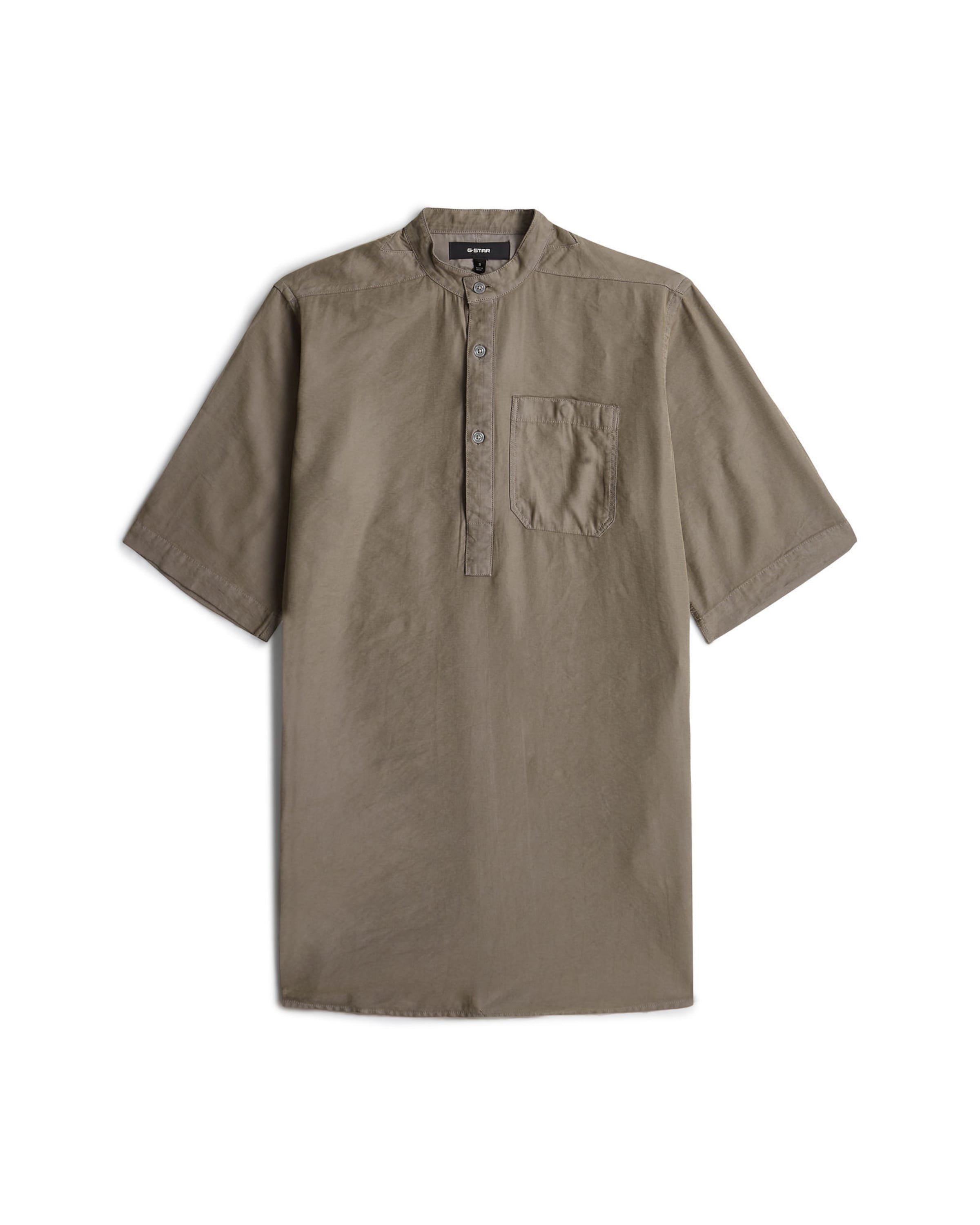 G-STAR Dress 'Shirt dress' in Brown: front