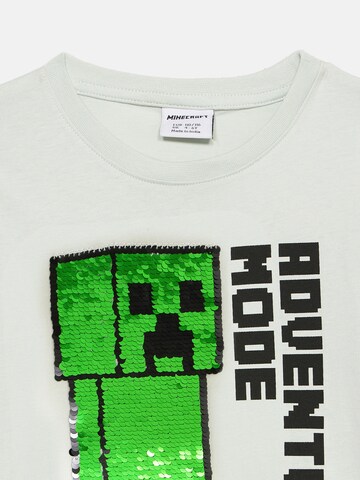 Lindex T-shirt 'Minecraft' i vit