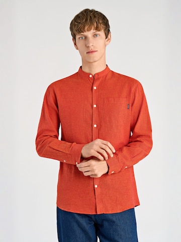 Lindbergh Regular fit Overhemd in Oranje