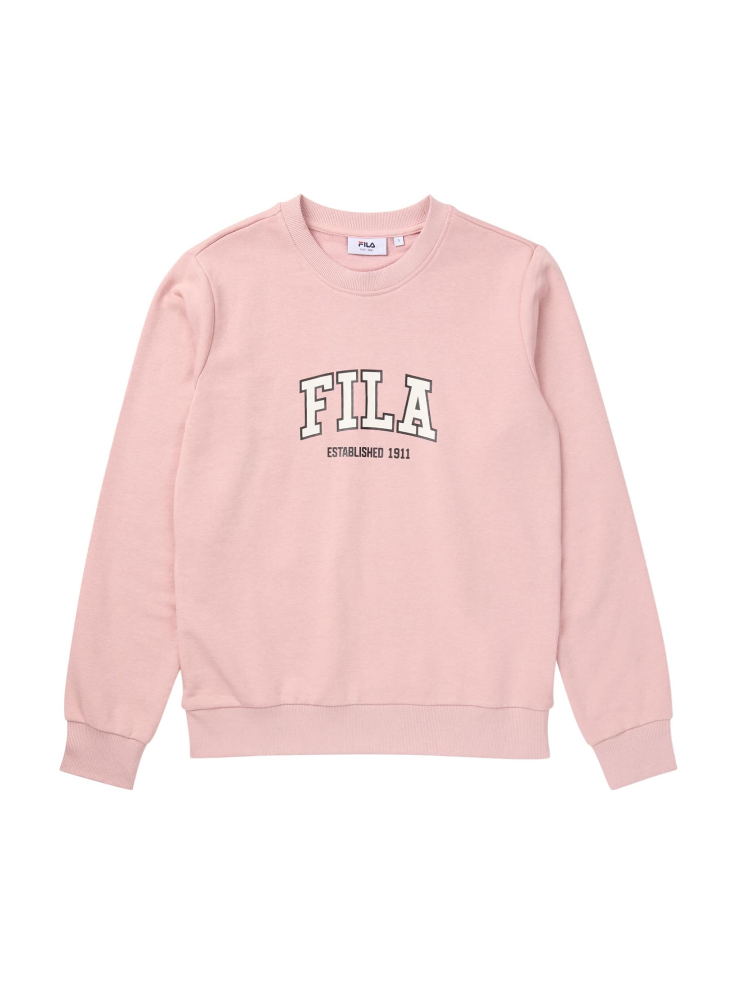 FILA Sweatshirt 'RIFREDI regular graphic crewneck sweatshirt'‌‌‌‌‌‌‌‌ in Pink