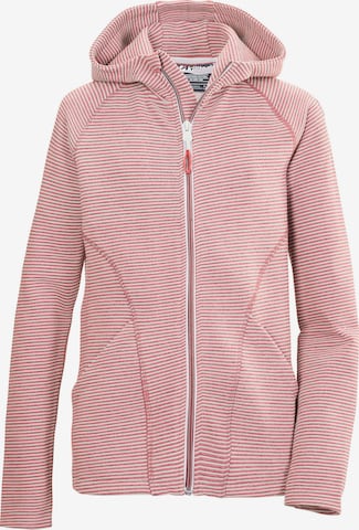 KILLTEC Sportief sweatvest 'Kos' in Roze: voorkant