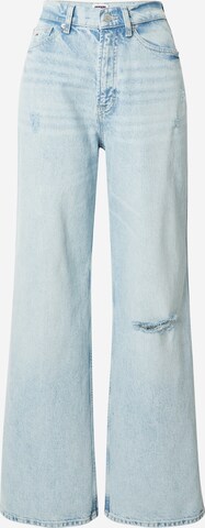 Tommy Jeans Wide leg Jeans 'Claire' in Blauw: voorkant