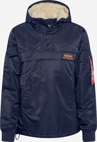 ALPHA INDUSTRIES Kurtka przejściowa w kolorze niebieski: przód