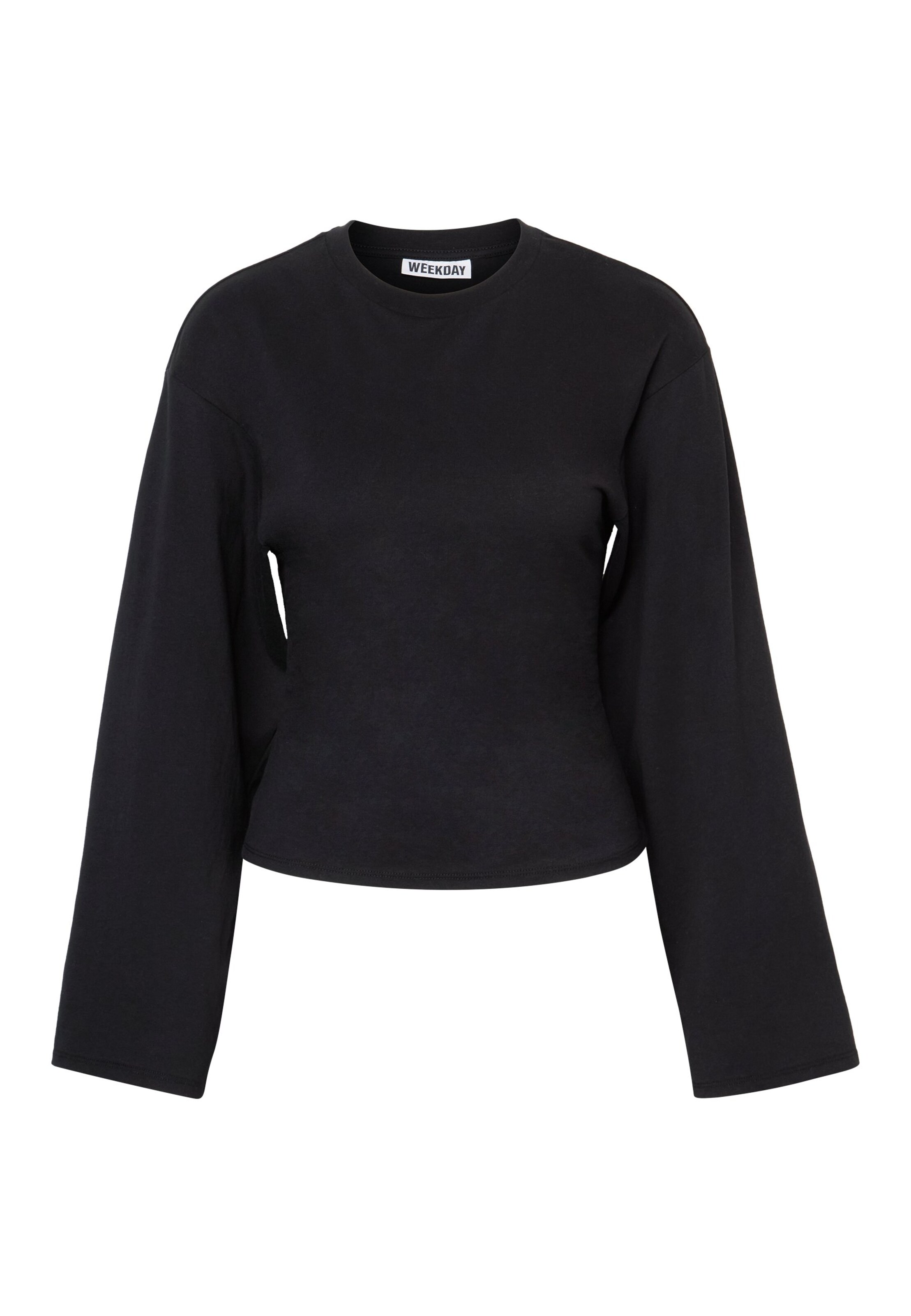 WEEKDAY Shirt 'Blondie' in Black: front