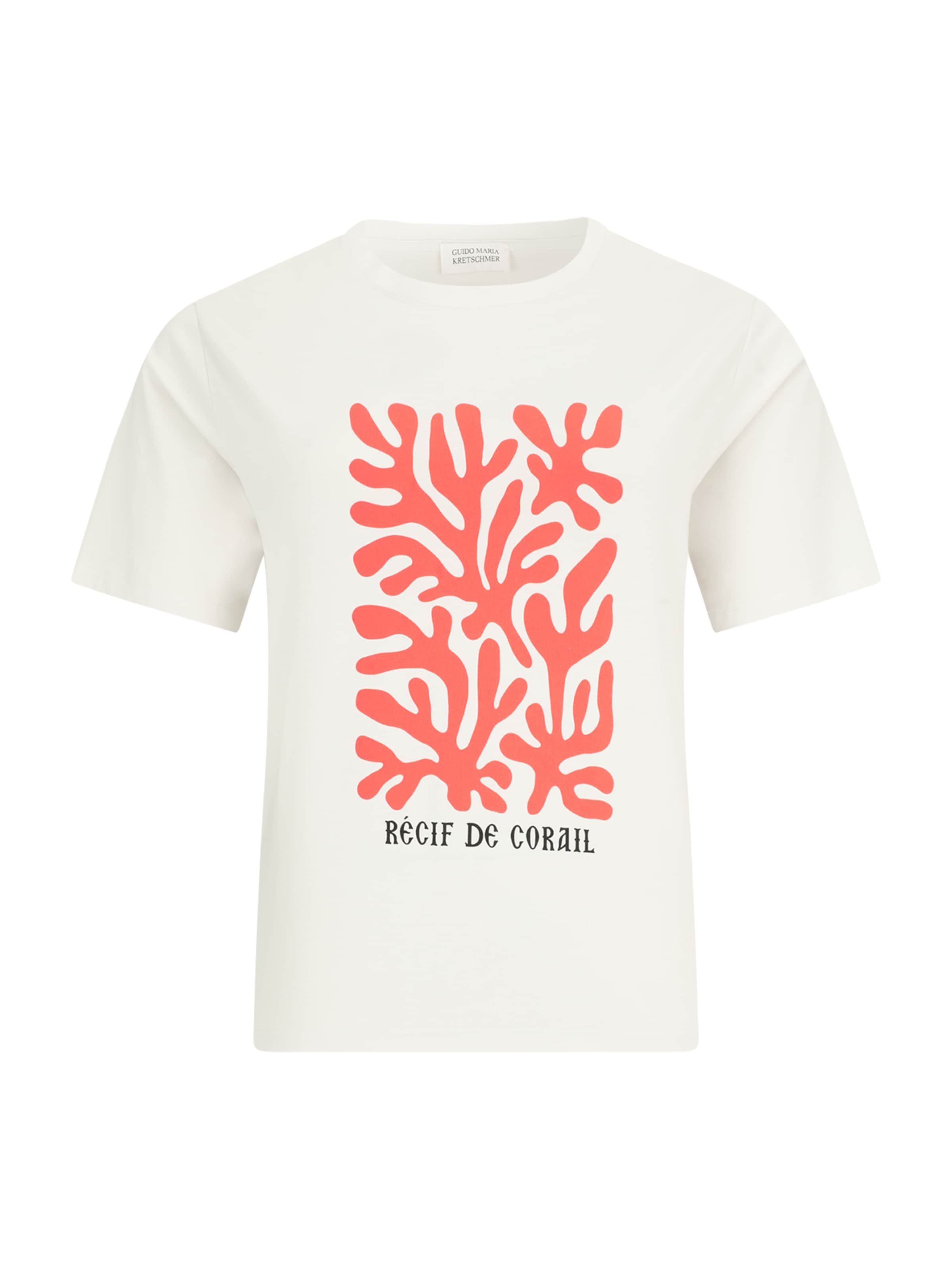 Guido Maria Kretschmer Women Póló 'Cora' - fehér: elől