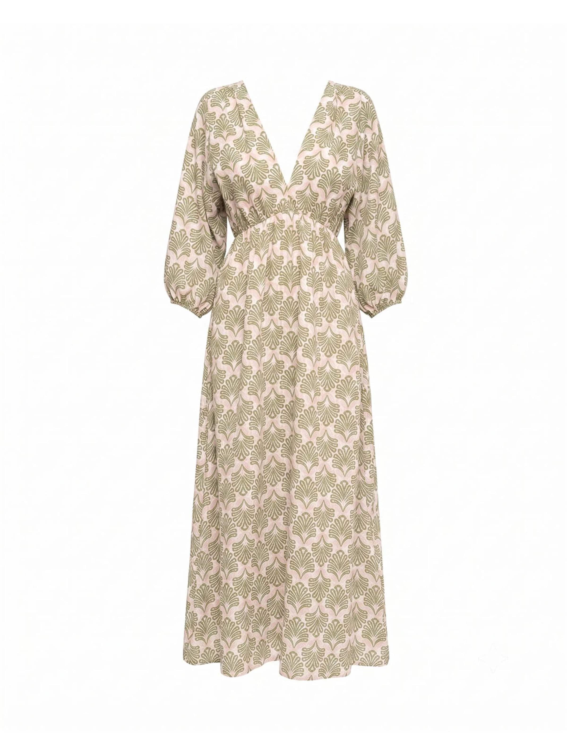 Tantra Summer Dress in Green: front