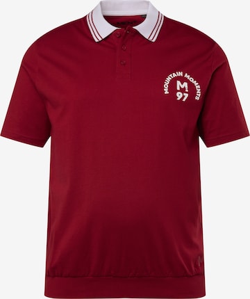 T-Shirt Men Plus en rouge : devant