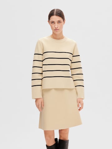 SELECTED FEMME Tröja i beige