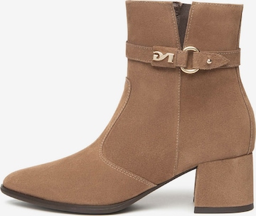 Bottes Nero Giardini en beige : devant