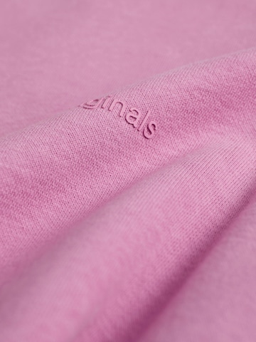 JACK & JONES Sweatshirt 'VIBE SPONGY' in Pink