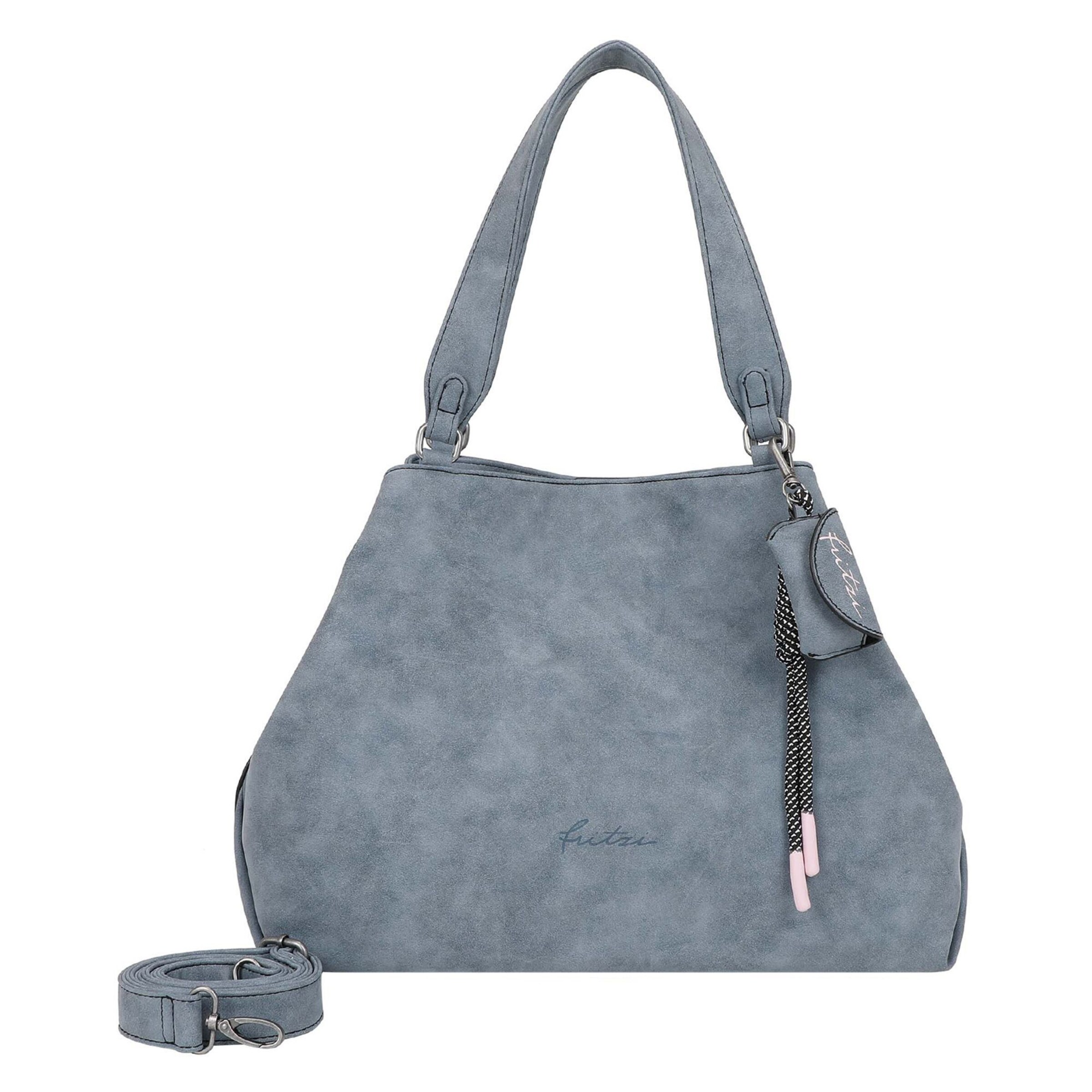 Fritzi aus Preußen Shoulder bag 'Bitzi03' in Blue: front