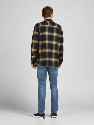 JACK & JONES Slimfit Džíny 'Glenn' – modrá