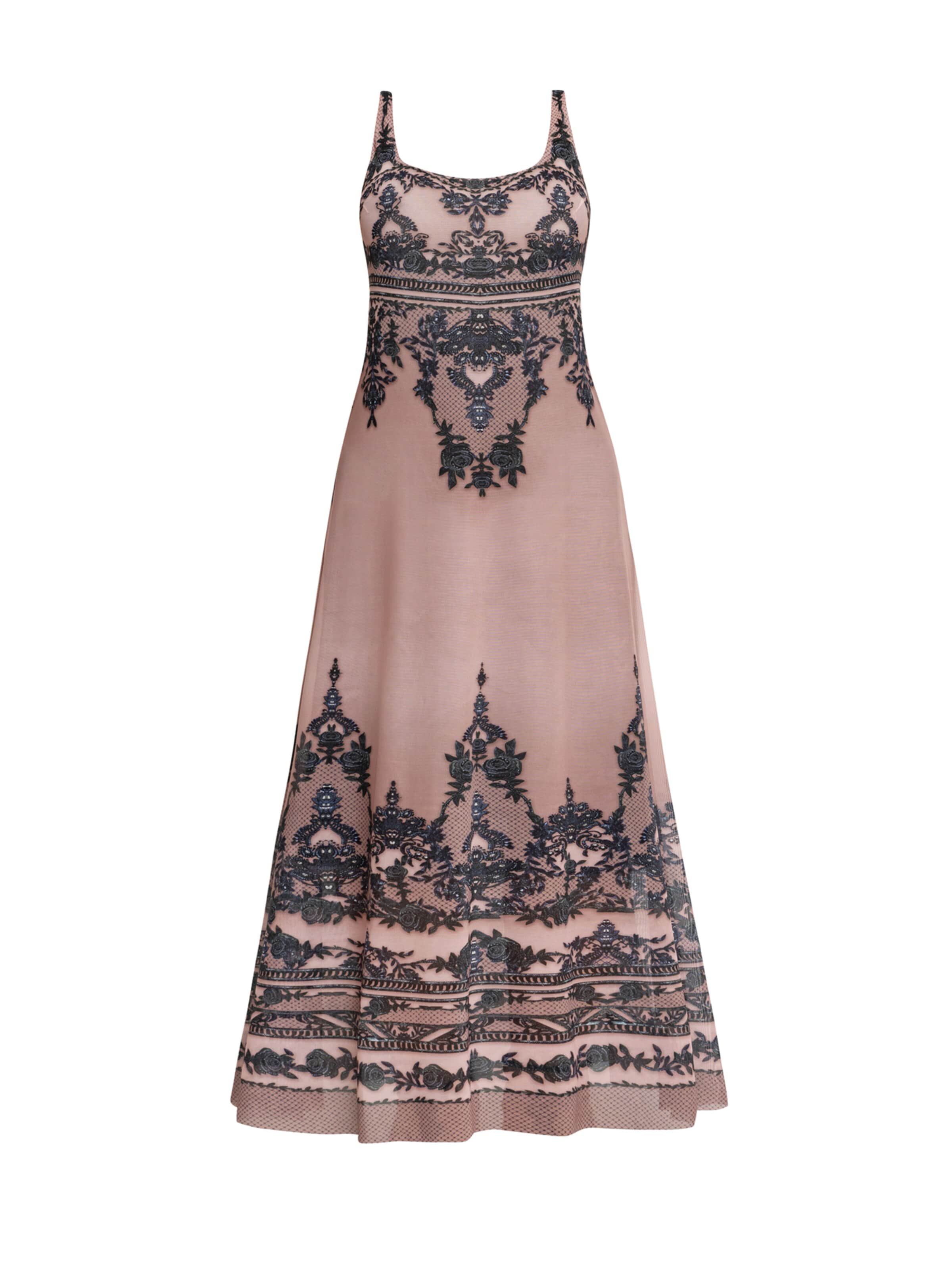 JIORO Dress in Pink: front