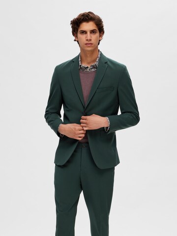 SELECTED HOMME Slim fit Business-colbert 'Liam' in Groen