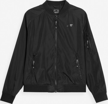 4F Outdoor Jacket in Black: front