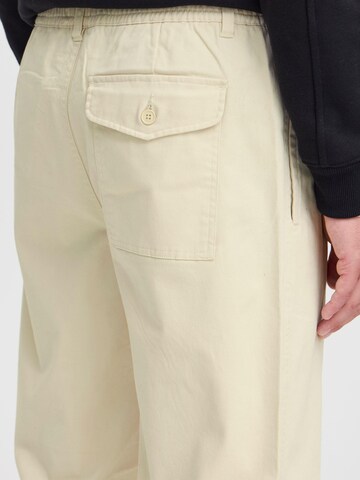 !Solid Regular Bandplooibroek 'MAURICE DYLAN' in Beige