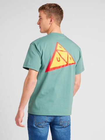 HUF Shirt 'Skewed TT' in Groen: voorkant