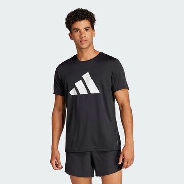 T-Shirt fonctionnel 'Run It' ADIDAS PERFORMANCE en noir