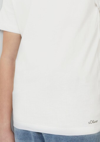 s.Oliver T-Shirt in Weiß