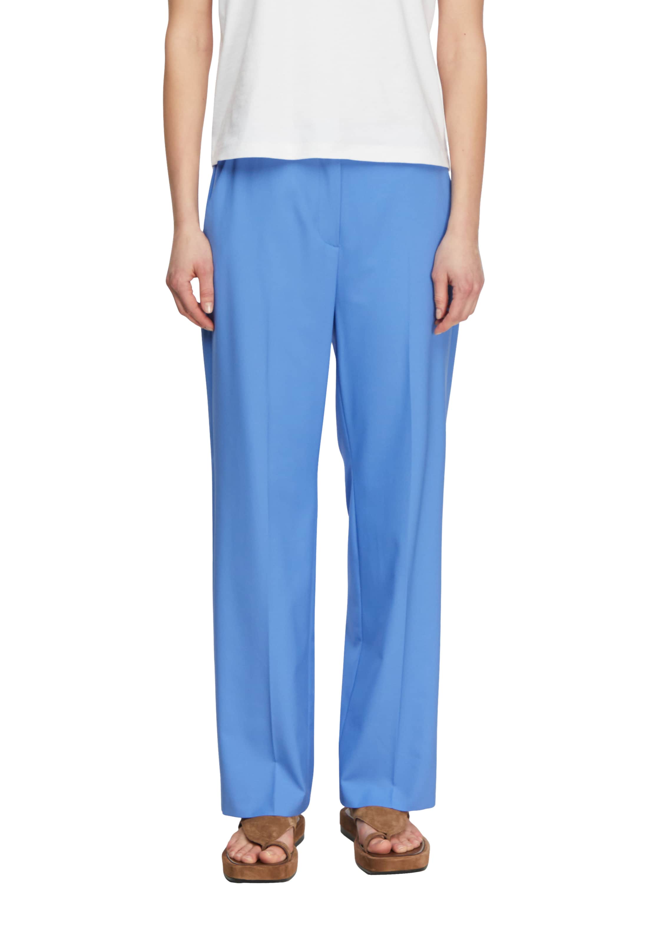 COMMA Regular Broek in Blauw