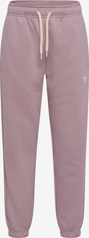 Pantalon Hummel en violet : devant