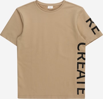 T-Shirt s.Oliver en beige : devant