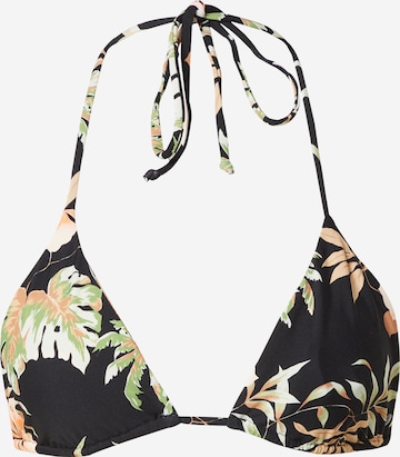 Volcom Triangel Bikinitop 'FOR THE TIDE' in Zwart: voorkant