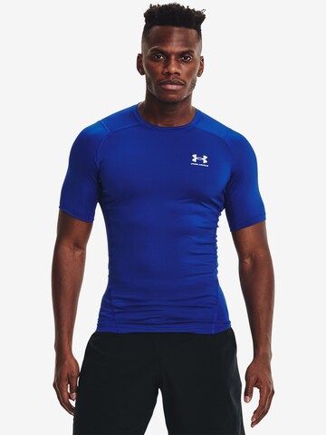 T-Shirt fonctionnel UNDER ARMOUR en bleu : devant