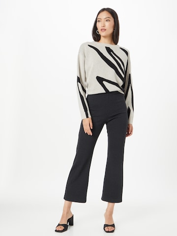 ESPRIT Flared Broek in Grijs