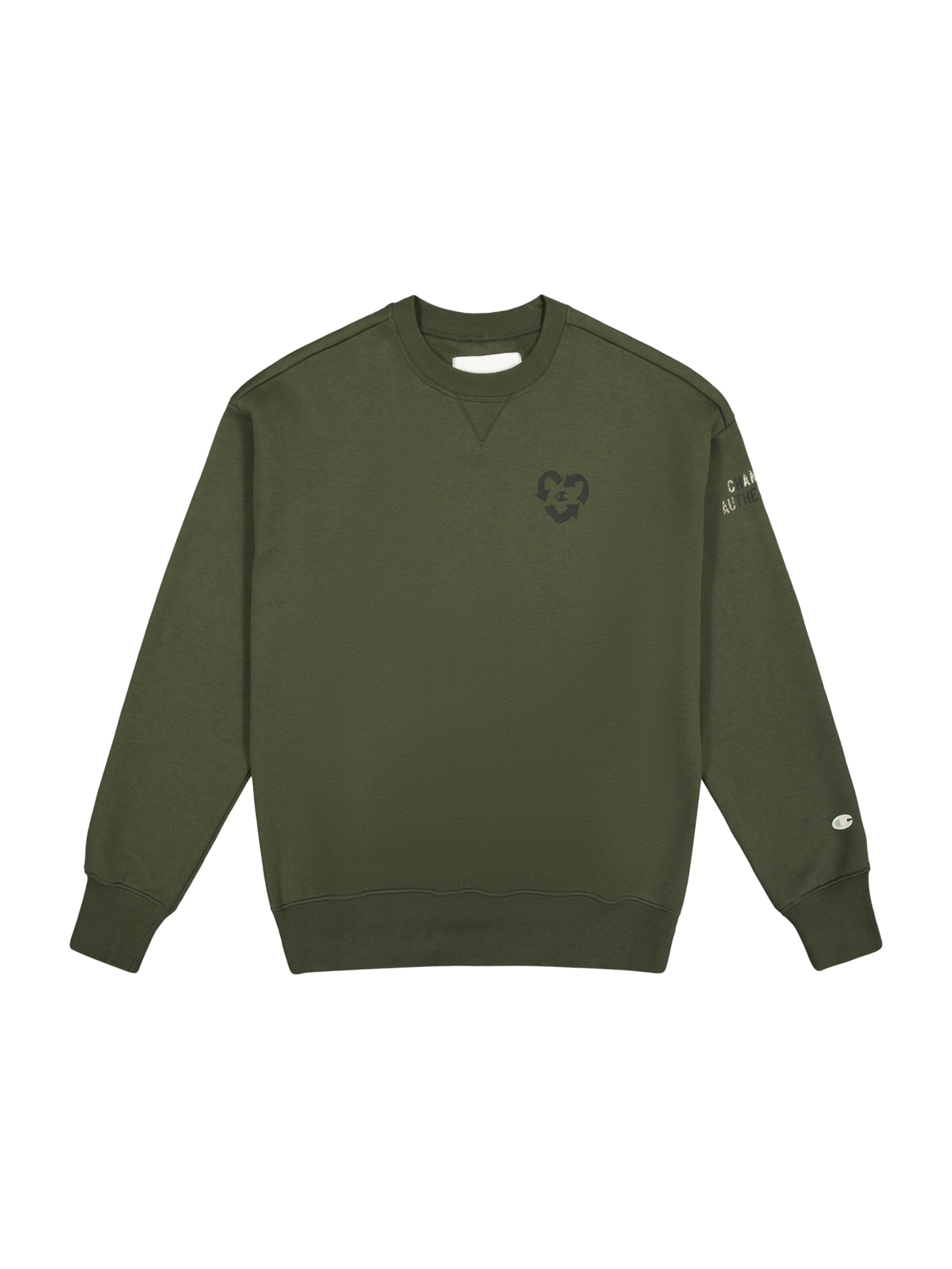Champion Authentic Athletic Apparel Sweatshirt in Green: front