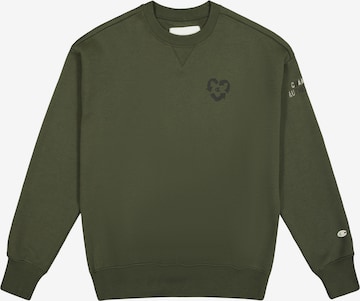 Champion Authentic Athletic Apparel Sweatshirt in Grün: Vorderseite