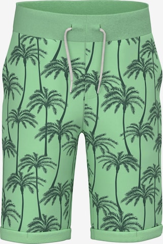 Pantaloni 'Vermo' di NAME IT in verde: frontale
