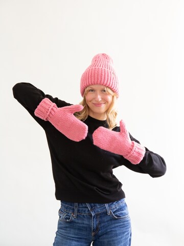 KOPYTO Fäustlinge 'Eulenflügel' in Pink
