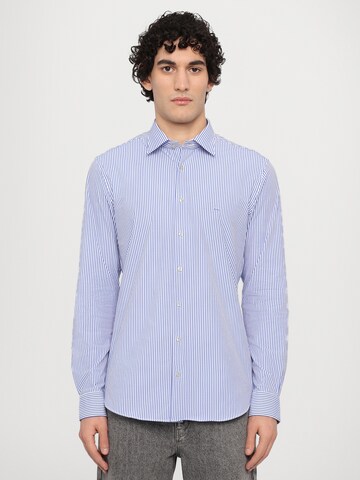 Michael Kors Regular fit Button Up Shirt in Blue: front
