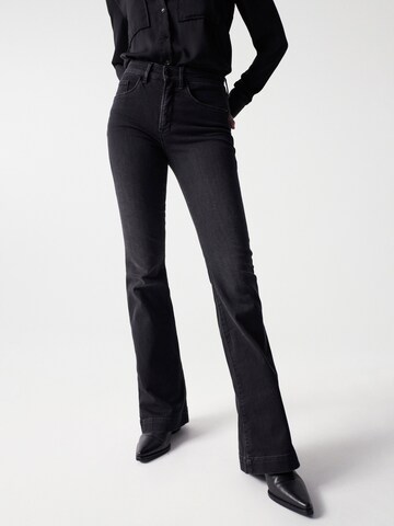 Salsa Jeans Bootcut Jeans 'Secret Glamour' in Zwart: voorkant