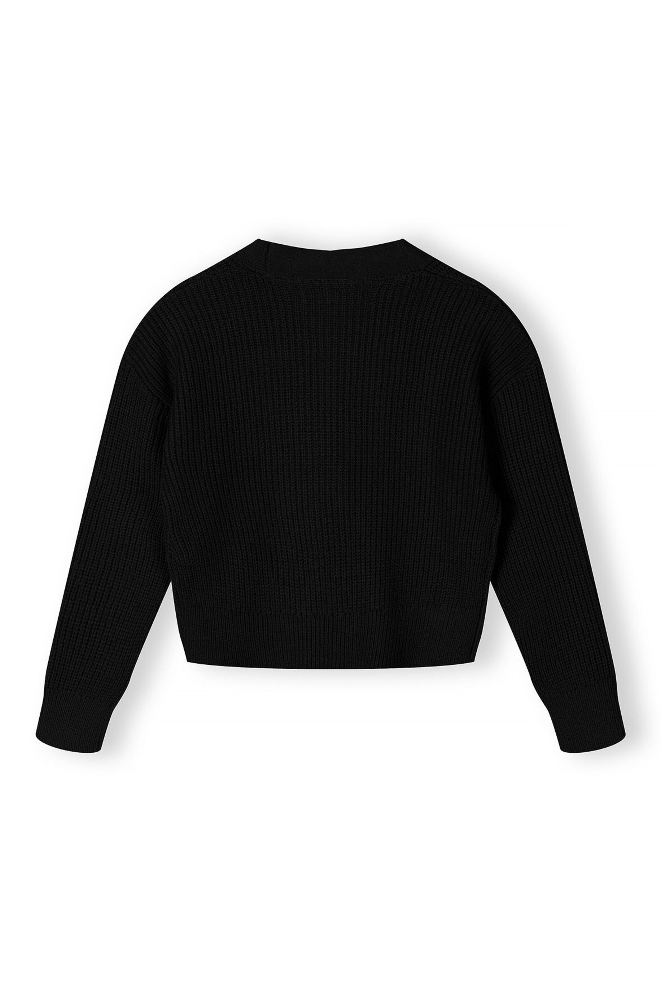 MINOTI Pletena jopa | črna barva