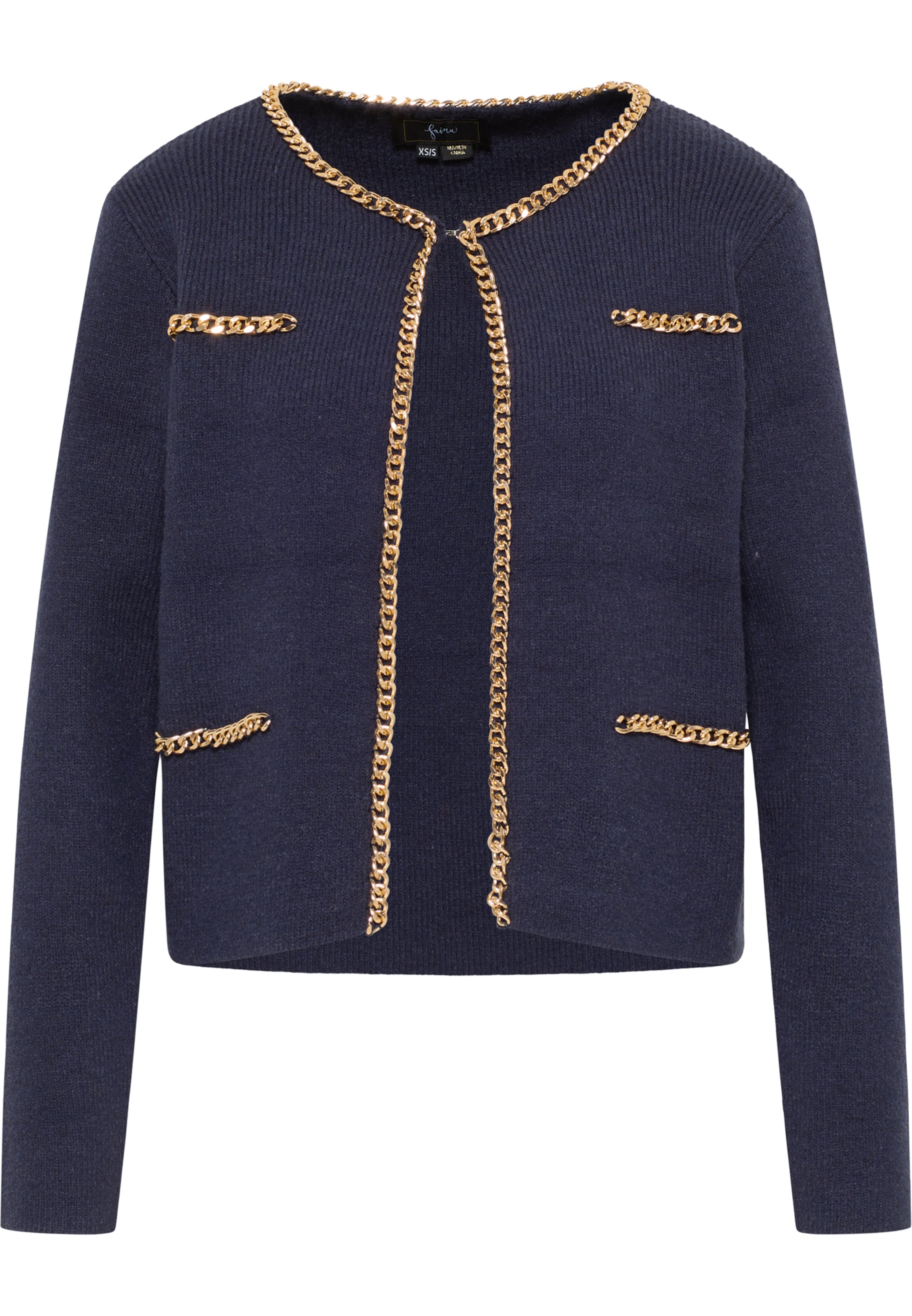 faina Kampsun 'Tuxe', värv sinine: eest vaates